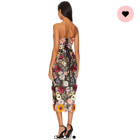 Bronx and Banco Pink Strapless Sheath Dress Wedding Guest - Picture 2 of 8